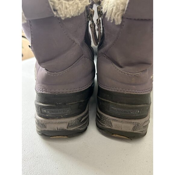 NORTH FACE WINTER BOOTS 400 GRAM Size US 4 Insulation Youth Girls Purple/Black - Picture 11 of 16